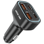 Green Lion Quad Port 70W Car Charger