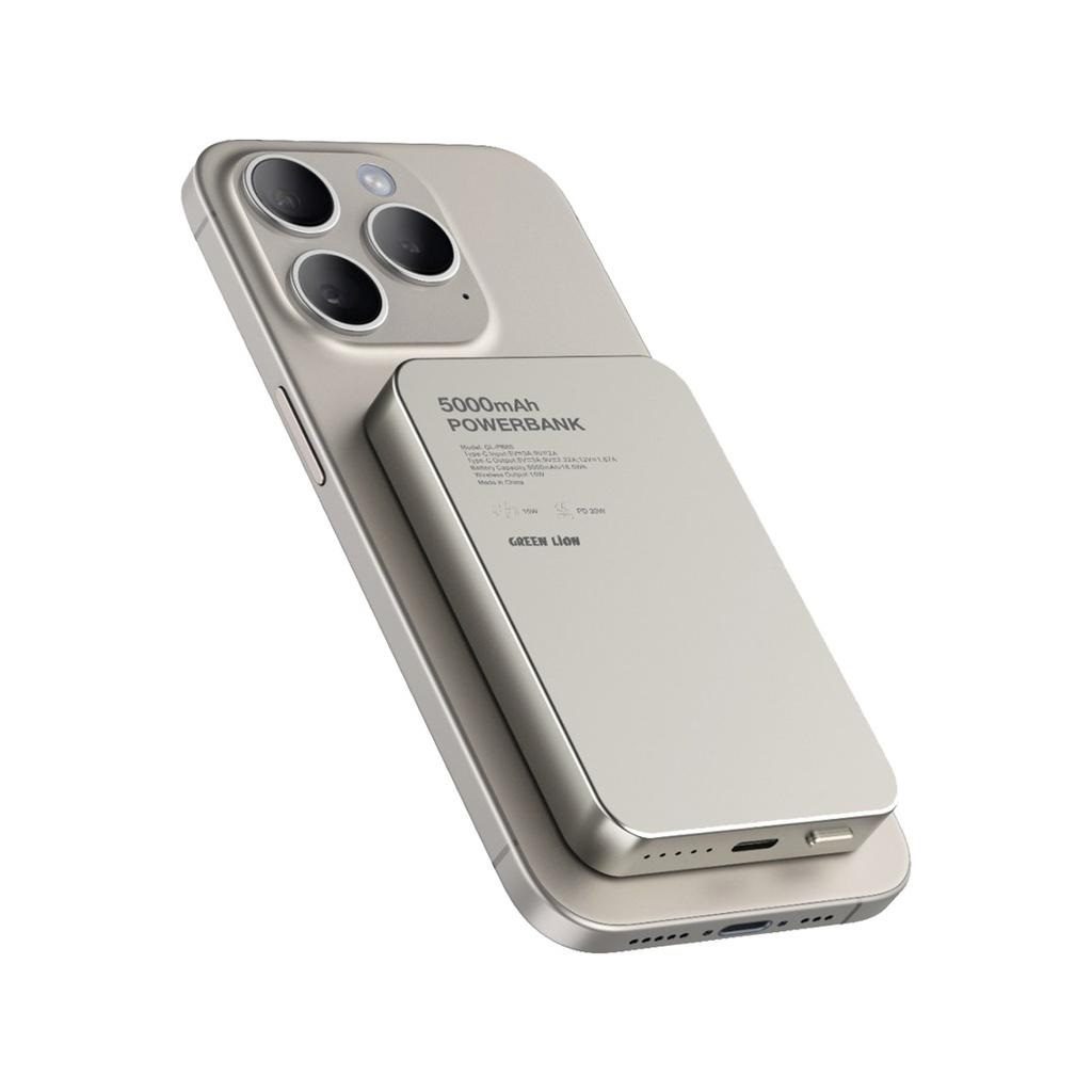 WhatsApp Image 2025-09-13 at 19.13.58 (2) قیمت Green Lion GL-MAG 5 5000mAh Powerbank