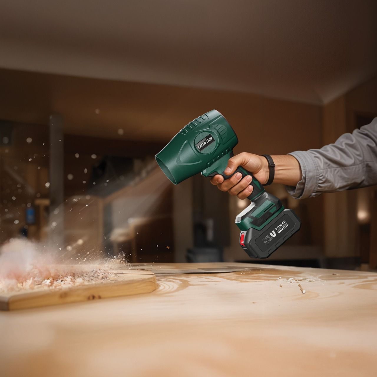 7ba11ba9-78cd-418f-95c3-a4951421ebf2 دمنده شارژی استورم جت گرین Green Storm Jet Cordless Blower