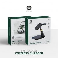 green 3in1 wireless charger