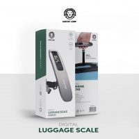 green digital luggage scale