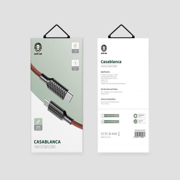 Green lion Casablanca Type-c to Type-c Cable