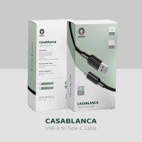 Green Casablanca USB-A to Type-c Cable
