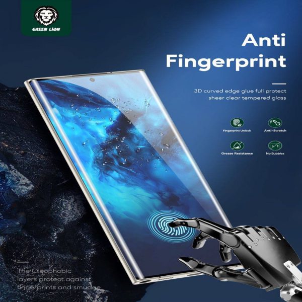 محافظ صفحه نمایش 2.5 بعدی گرین لاین Green Full Glue Tempered Galaxy S23/S22 Glass