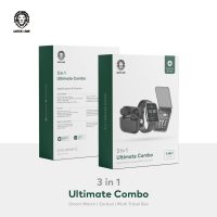 Green 3in1 Ultimate Combo Smart Watch/Earbud/Multi Travel Box