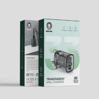 Green teransparent wall charger 33w