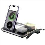 شارژر وایرلس 4کاره استیشن2 گرین Green 4in1 Wireless Charging Station2 15w