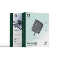 Green 40W Dual PD wall charger