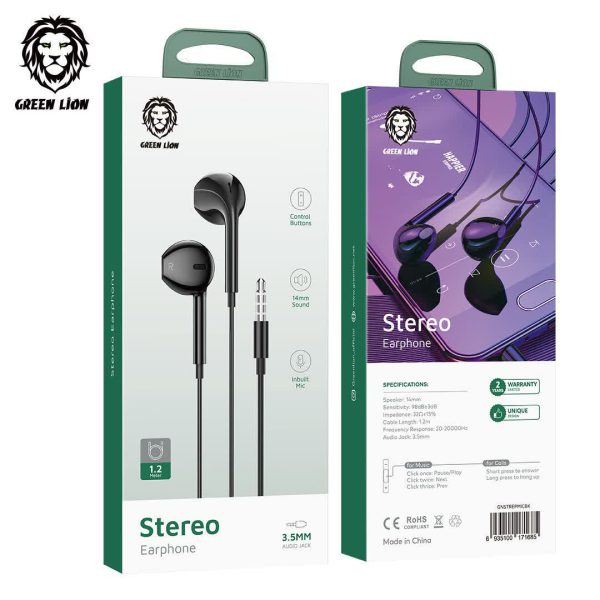 Green Stereo earphone قیمت انلاین