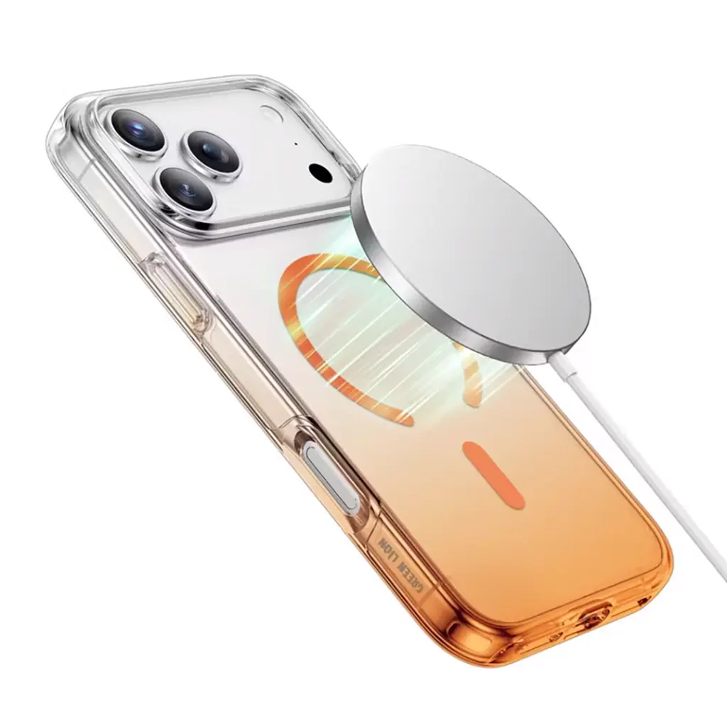 قاب گرادینت مگ سیف آیفون ۱۷ پرو/پرو مکس گرین Green Lion Gradient MagSafe Case