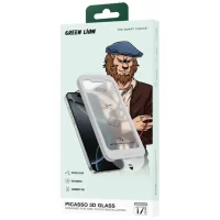 Green Lion Picasso Glass with Alignment Tray for iPhone 17 Series