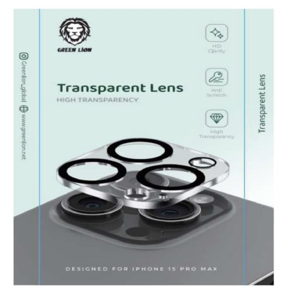 Green Transparent Lens 15pro/15promax
