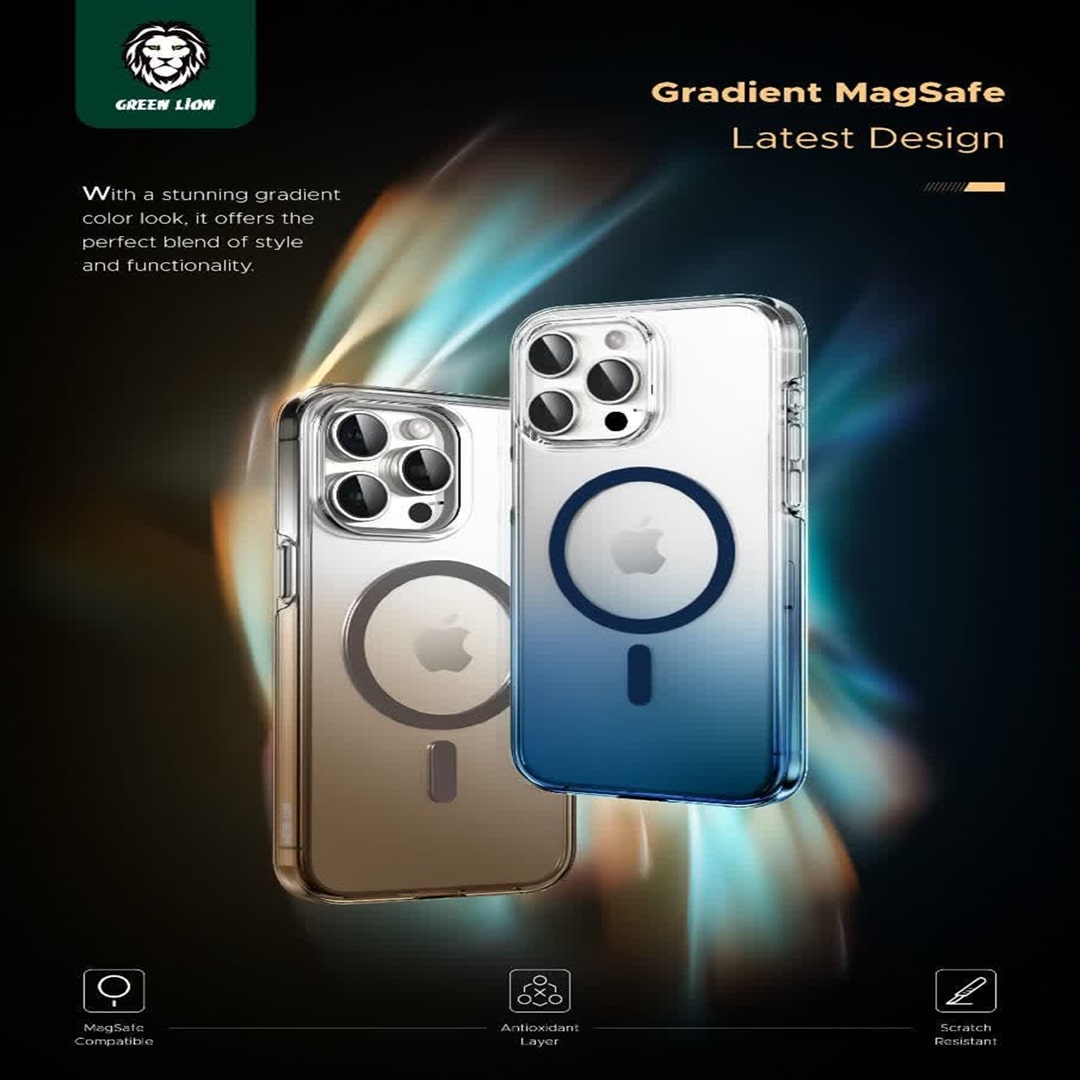 Green Gradient MagSafe15 pro and 15 promax خرید