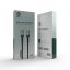 Green usb-c to lightning transparent LED cable