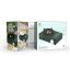 Green 3 burner mini cassette stove
