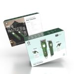 Green 2in1 professional hair trimmer