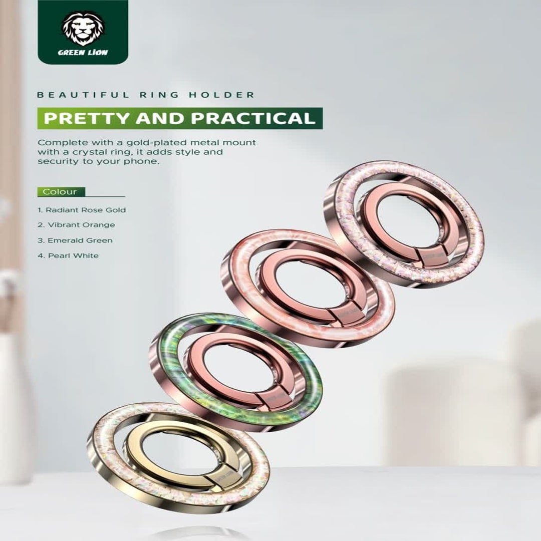 خرید Green magnetic ring stand