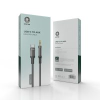 Green type-c to Aux braided cable