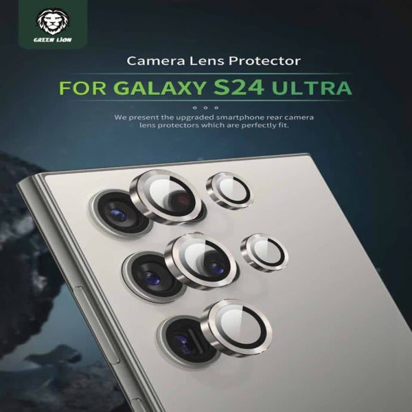 خرید عمده Green S24 Ultra Camera Lens Armor