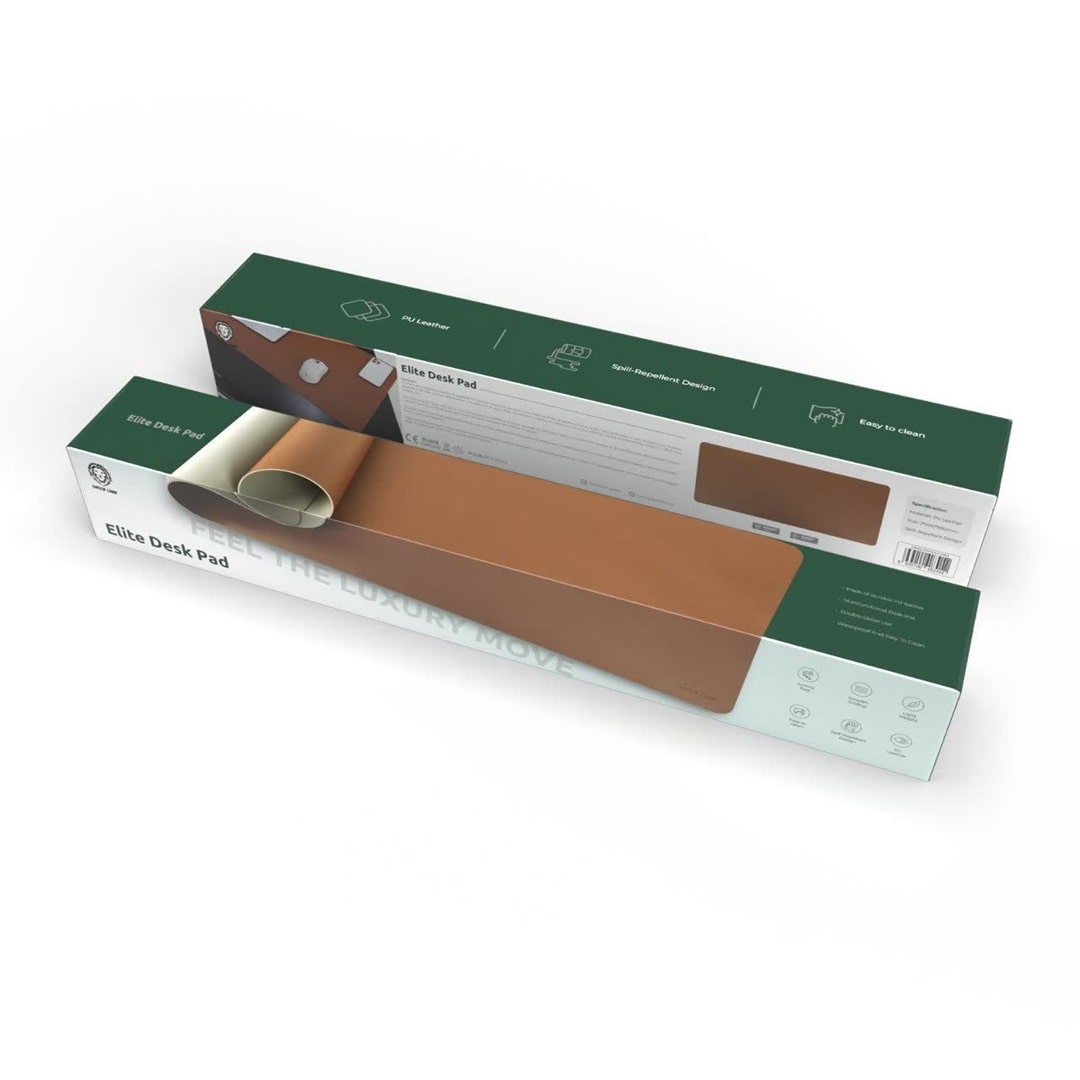 خرید Green Elite Desk Leather Mouse Pad