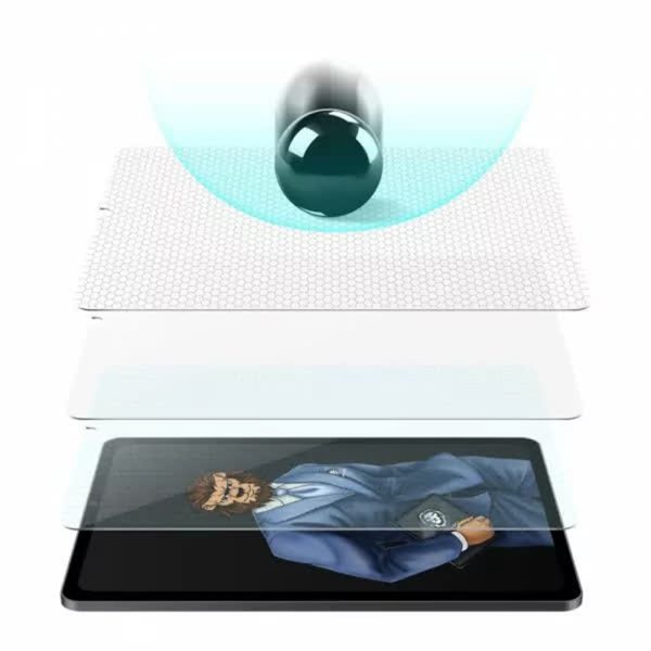 اینترنتی Green Full HD Glass Screen Protector For iPad Pro 12.9