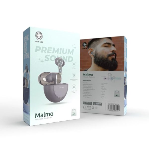 Green Malmo wireless earbuds قیمت