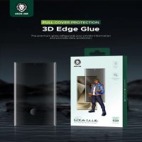 Green 3D edge glue full round privacy glass s23ultra
