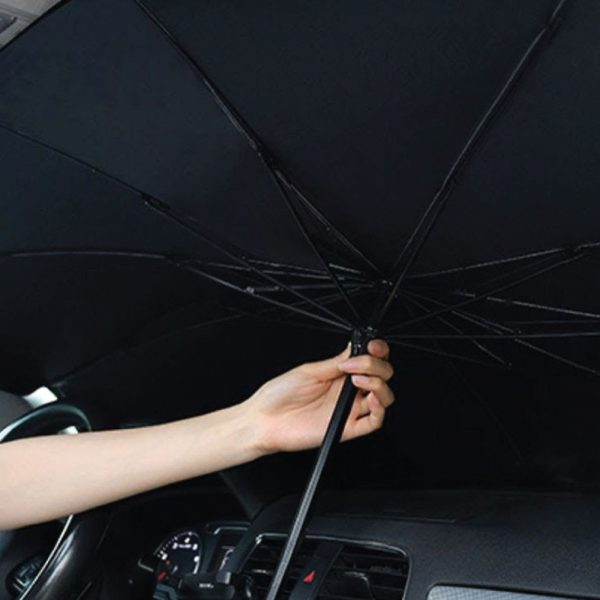 چتر آفتابگیر شیشه جلو اتومبیل Green Car Windshield Sunshade Umbrella