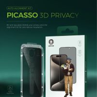Green Privacy Piccasso Glass