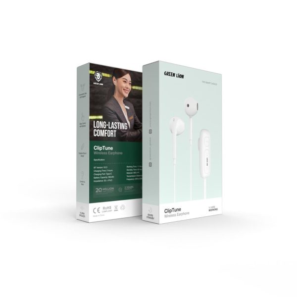 Green ClipTune Wireless Earphone