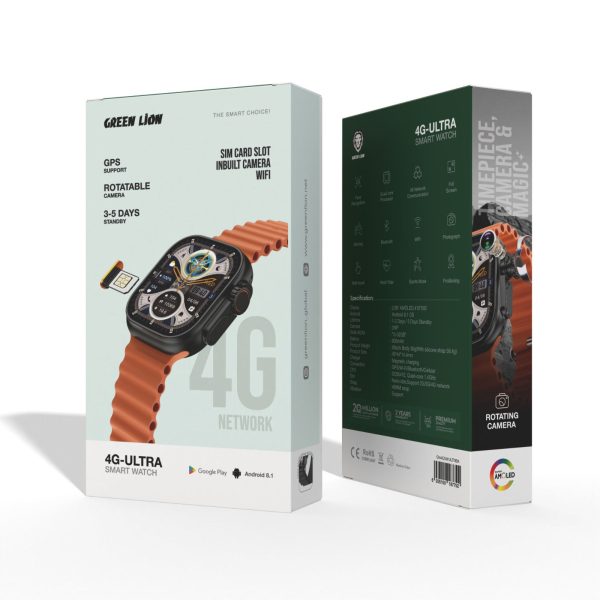 خرید ساعت هوشمند 4G اولترا گرین Green 4G-Ultra Smart Watch