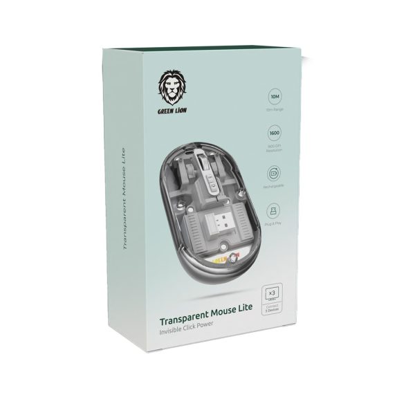 Green Lion Transparent Mouse Lite