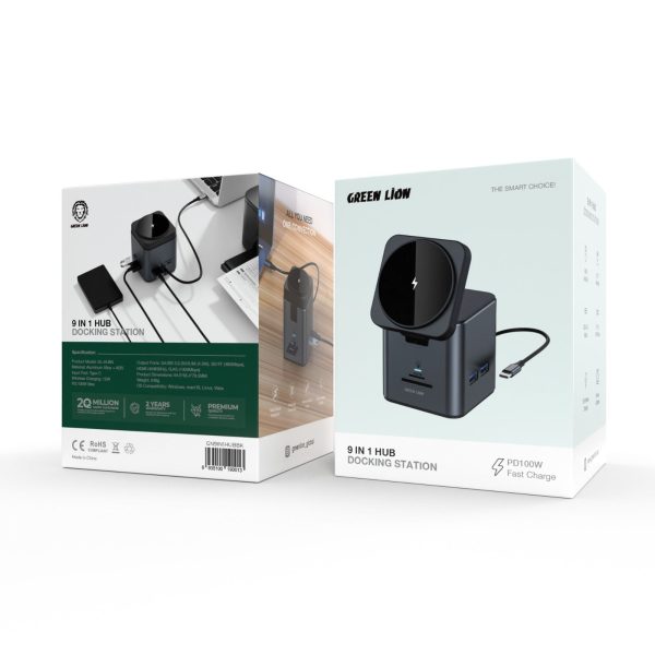 Green 9 In 1 Hub Docking Station