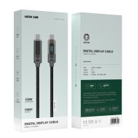 Green Digital Display Cable USB-C TO USB-C