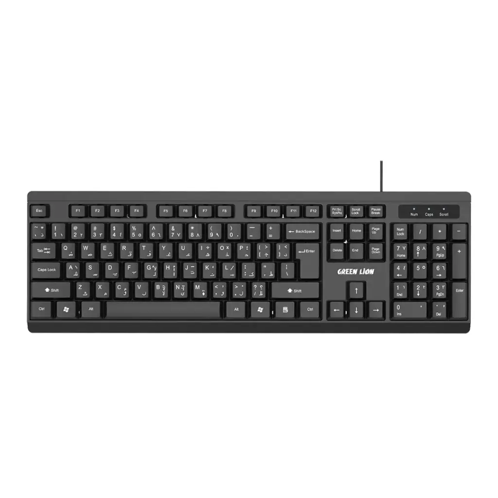 کیبورد و ماوس سیمی گرین Green GKM-100 Wired Keyboard & Mouse