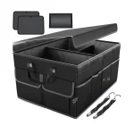 Green Car Trunk Organizer 57L