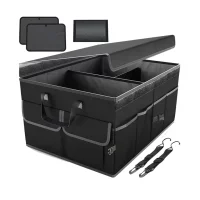 Green Car Trunk Organizer 57L