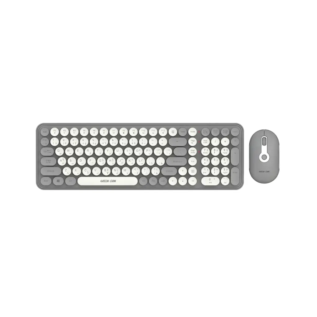 صفحه کلید + ماوس بی سیم GKM-300 گرین Green GKM-300 Wireless Keyboard + Mouse