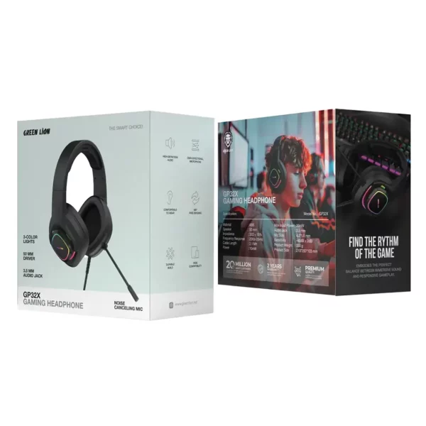 Green GP32X Gaming Headphone