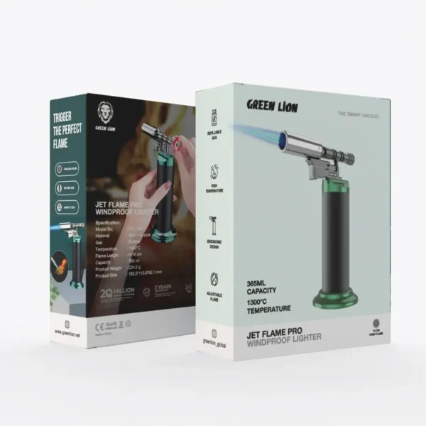 Green Jet Flame Pro Windproof Lighter