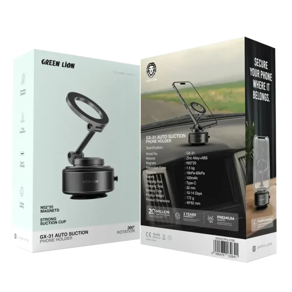 Green Lion GX-31 Auto Suction Phone Holder