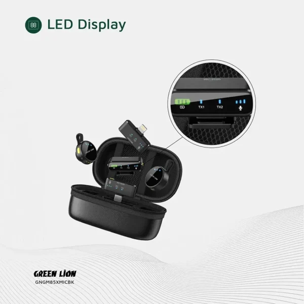 Green GM-85X 3In1 Wireless Microphone