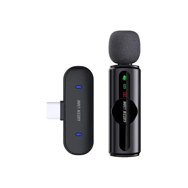 میکروفون حذف نویز3 در1 GM-75X گرین Green GM-75X Microphone 3 In 1