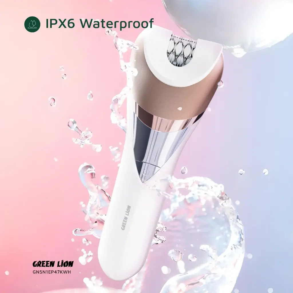 IMG_7727 کیت اپیلاتور بیسیم ۵ در 1 گرین Green Lion 5 in 1 Cordless Epilator