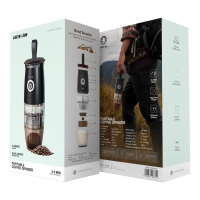 Battery: 1600mAh Power: 46W Bean Capacity: 30g Powder Container: 120m Speed: 5Gears RPM Range: 78 RPM Charging Port: Type-C Charging Time: 1-2 Hours Working Cycle- 6-7 Times Features Ceramic Grinding Core 6-7 Times Grinding Cycle Power Container Type-C charging