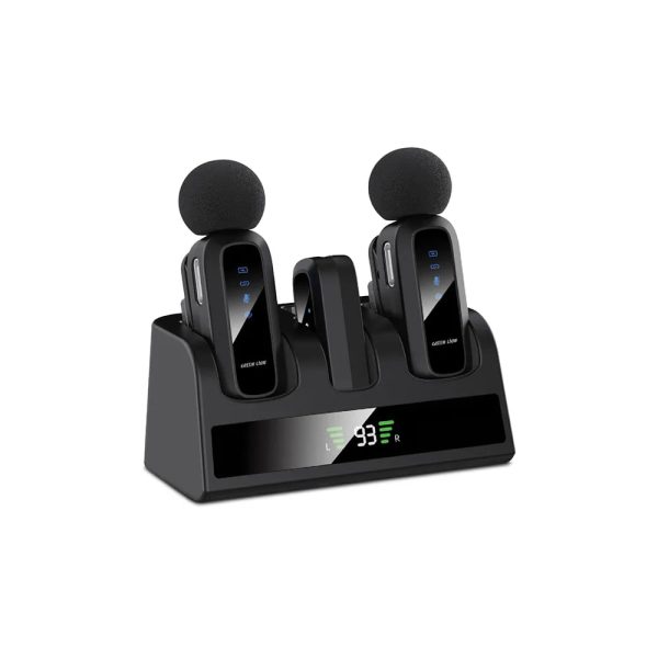 میکروفون 2در1 با قابلیت حذف نویز گرین Green Lion Microphone 2in1 Noise Cancellation