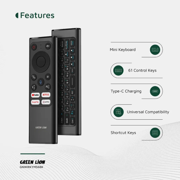 خرید Green Lion Wireless Remote Pro with Keyboard and Mouse