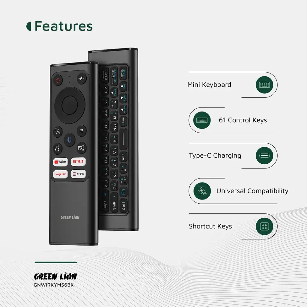 خرید Green Lion Wireless Remote Pro with Keyboard and Mouse
