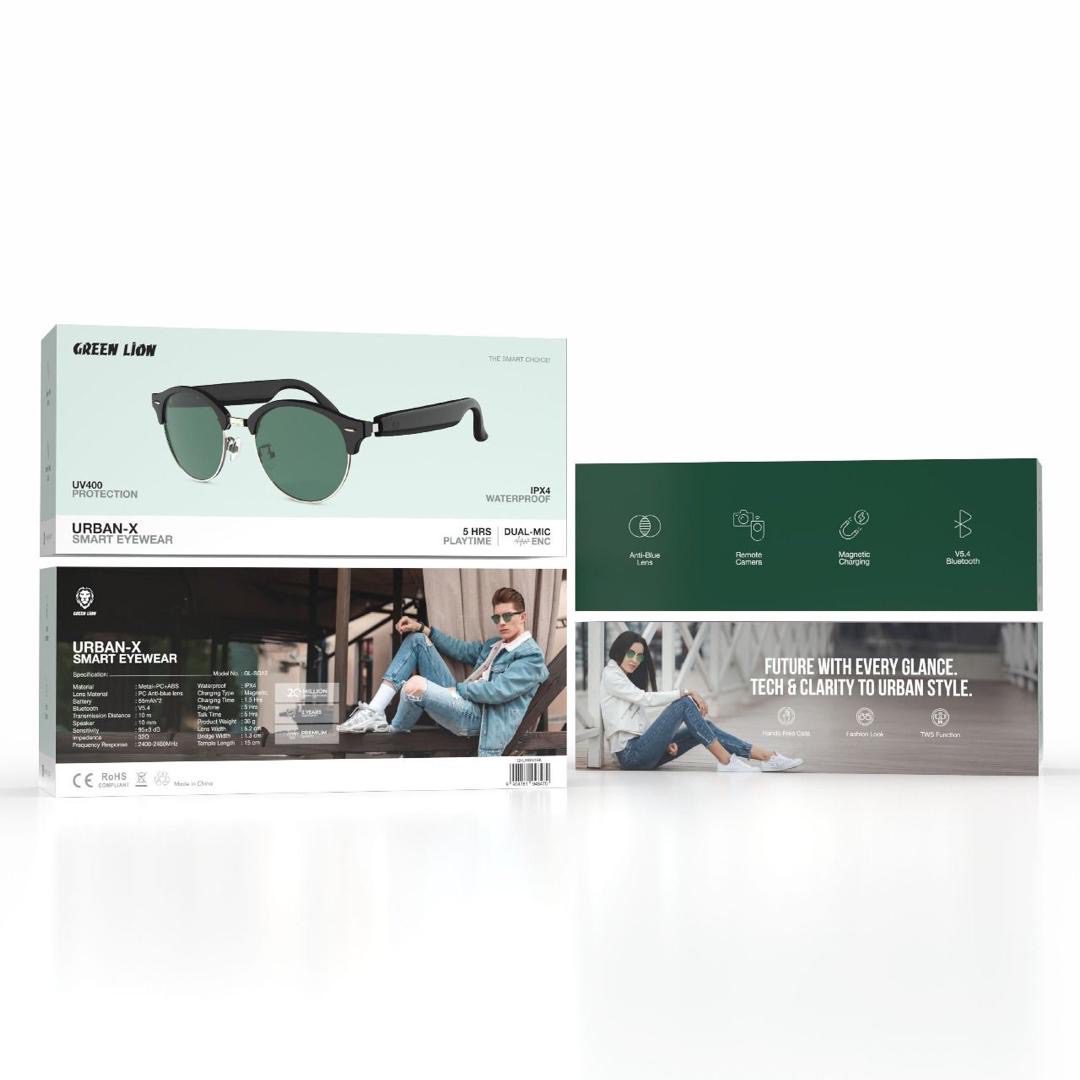عینک هوشمند اوربان ایکس گرین Green Urban-X Smart Eyewear