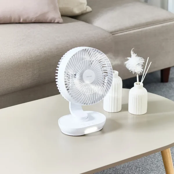 پنکه رومیزی ۸ اینچی قابل شارژ گرین Green 8" Desktop Fan Rechargeable